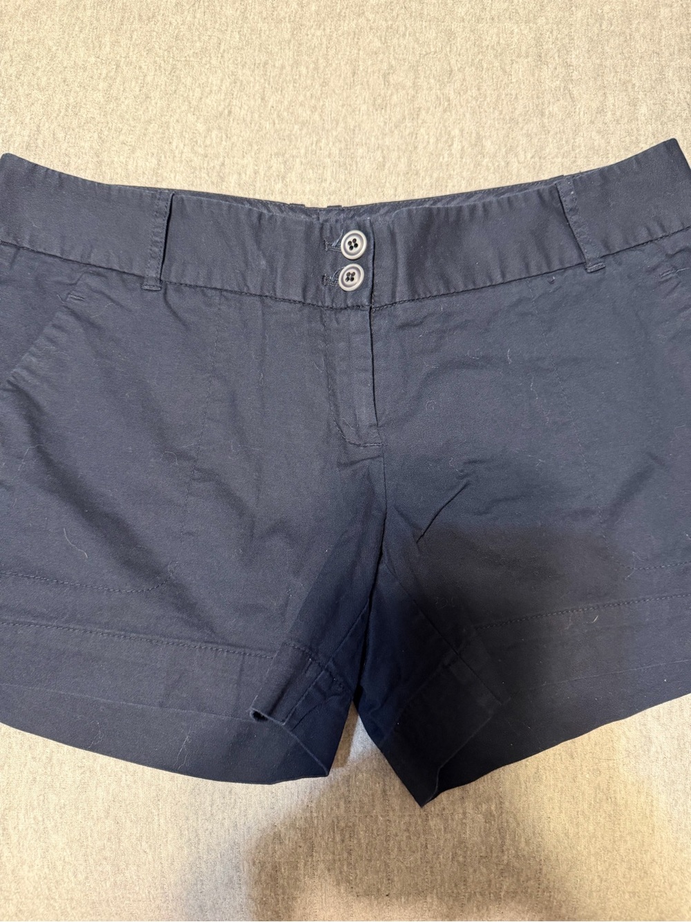 The Limited Navy Women's Cotton Blend Short Shorts